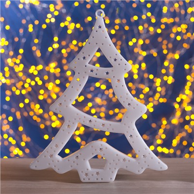 Светодиодная фигура «Ёлка» 25×32 см, пластик, 220 В, свечение мульти (RG/RB)