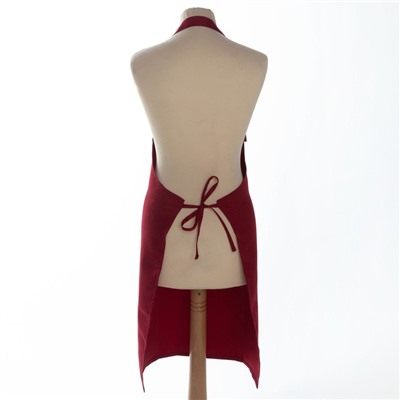 Фартук «Этель. Стиль», красный, 70×80 см, 80% п/э, 20% хлопок