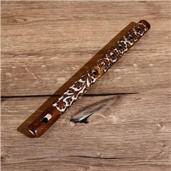 Флейта «Узор», дерево, 33×2×2 см