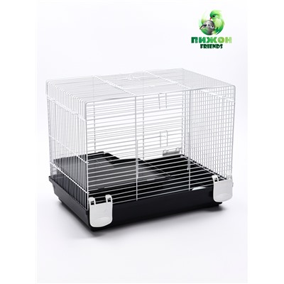 Клетка усиленная для хомяков и крыс «Пижон», 47×29×37 см, серая