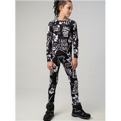 Термокомплект трикот. для мальчиков: фуфайка (футболка) с длин. рук, брюки