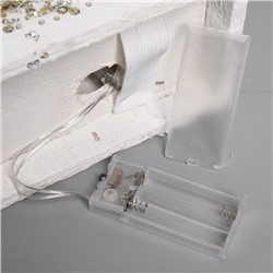 Фигура деревянная «Хижина», 28×21×11 см, 5 LED, батарейки AAx2 (не в комплекте), свечение теплое белое