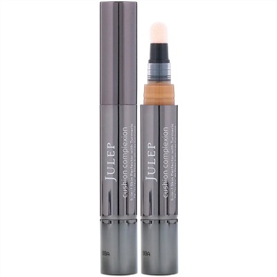 Julep, Cushion Complexion, корректор «5 в 1» с куркумой, оттенок янтарный, 4,6 г