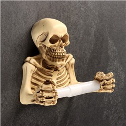 Держатель для туалетной бумаги «Скелет»