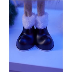 Фигура текстиль «Новогодний лосик» 58 см, 10 LED, от батареек CR2032×1, свечение тёплое белое