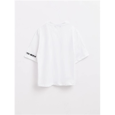 Джемпер женский CONTE Oversize-футболка из хлопка «Believe» LD 1658