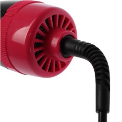 УЦЕНКА Фен - щетка Luazon LFS-04, 1000 Вт, 3 скорости, 3 режима, чёрно-розовый