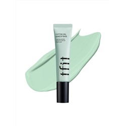 TFIT - БАЗА ПОД МАКИЯЖ С ЭКСТАКТОМ ОБЛЕПИХИ И ГИАЛУРОНОВОЙ КИСЛОТОЙ COTTON VEIL MAKEUP BASE 01 PURE GREEN, 30 МЛ