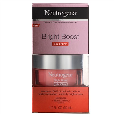 Neutrogena, Bright Boost, Gel Cream, 1.7 fl oz (50 ml)
