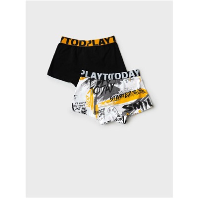 Трусы трикотажные для мальчиков - боксеры, 2 шт в комплекте