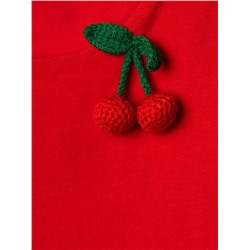 Комплект для девочек: топ трикотажный, брюки текстильные