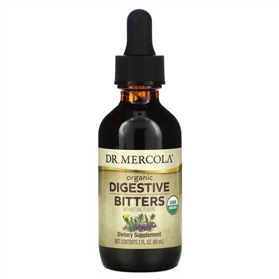 Dr. Mercola, Organic Digestive Bitters with Natural Flavors, 2 fl oz (60 ml)