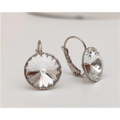 Серьги с кристаллами Swarovski