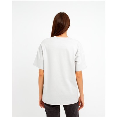 Футболка женская MIST basic, размер 48-50, светло-серая