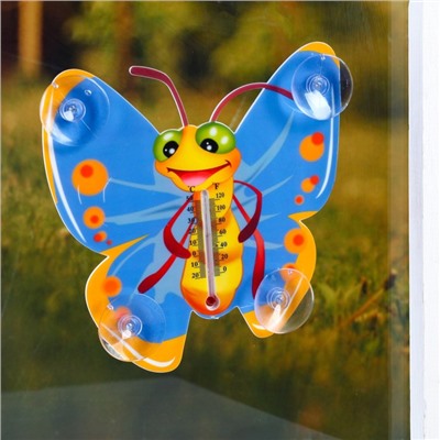 Оконный термометр «Бабочка», пластиковый, «Добропаровъ»