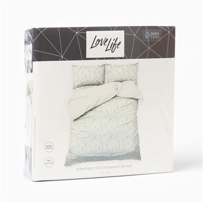 Постельное бельё дуэт LoveLife Tulips, жатка
