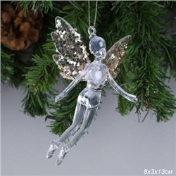 Новогоднее украшение Балерина 13х8 см / WF-184 /уп 300/