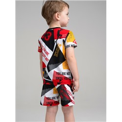 Комплект трикотажный для мальчиков: фуфайка (футболка), шорты