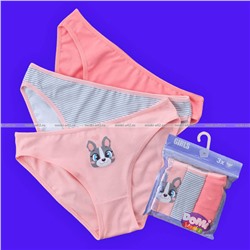 Детские трусы DOMI GIRLS Турция для девочек "Неделька - 3 шт." арт. 76500-140