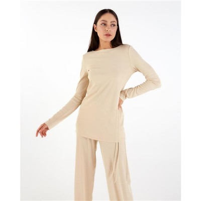 Костюм женский (джемпер, брюки) MIST, размер 40, бежевый