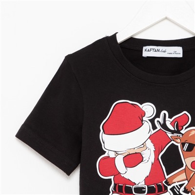 Пижама новогодняя детская KAFTAN «Chilling» размер 30 (98-104 см)