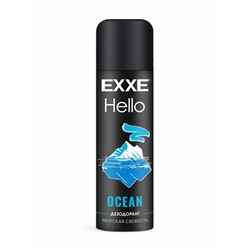 Мужской дезодорант-аэрозоль EXXE Hello OCEAN, 150 мл