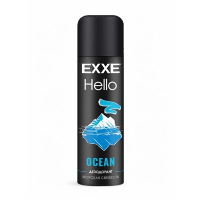 Мужской дезодорант-аэрозоль EXXE Hello OCEAN, 150 мл
