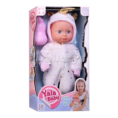 Пупс "Ванечка" в костюме единорожка (пьет, писает) с аксессуарами, в коробке