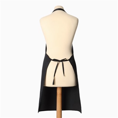 Фартук «Экономь и Я», чёрный, 65×75 см, 100% п/э