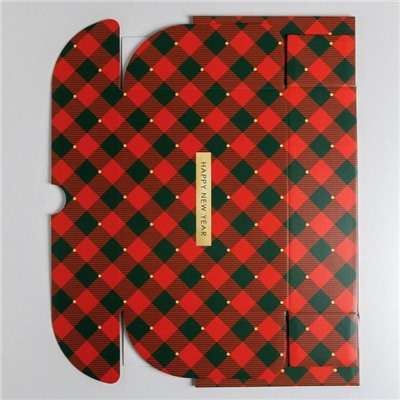 Коробка подарочная новогодняя складная «Волшебного Нового года», 30.5×22×9.5 см