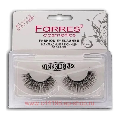 Farres Ресницы накладные эффект 3D M006-849