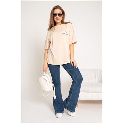 Футболка оверсайз с принтом НАТАЛИ, 1220641