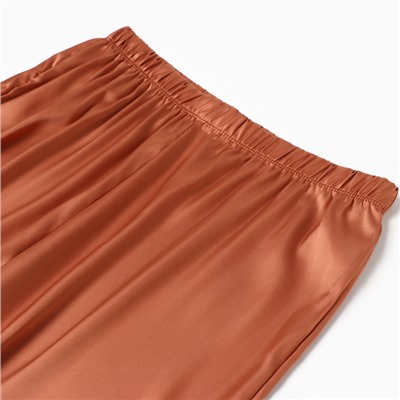 Пижама женская (рубашка, брюки) KAFTAN Terracotta, размер 44-46