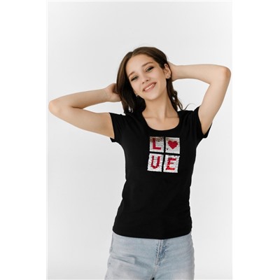 Футболка 7180 (Черный)