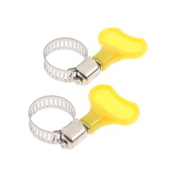 Хомут червячный с ключом Park, диаметр 12-20 мм, ширина 8 мм, нержавеющая сталь, 2 шт.