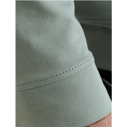 Свитшот с воротом стойкой на молнии из эластичного футера двухнитки