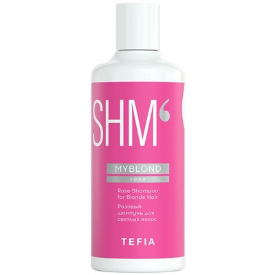 TEFIA Myblond Розовый шампунь для светлых волос 300 мл