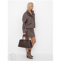 Сумка женская кожаная 9678SP cappuccino Velina Fabbaino-Safenta