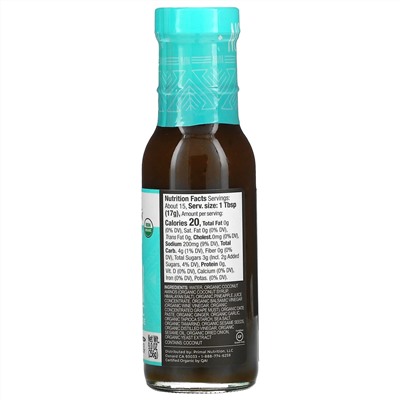 Primal Kitchen, Organic No Soy Sauce & Marinade, Island Teriyaki, 9.0 oz (256 g)
