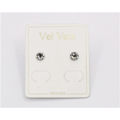 Серьги кристаллами Swarovski