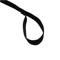 Поводок 3 м × 2.5 см, чёрный