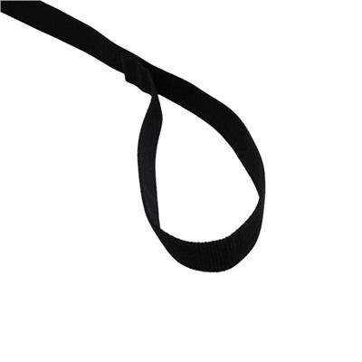 Поводок 3 м × 2.5 см, чёрный