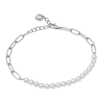 Браслет, жемчуг swarovski, FYN-7929