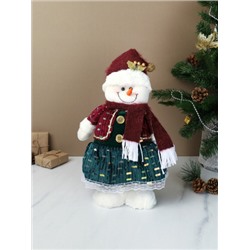 Новогоднее украшение Снеговик на телескопических ножках 37/80 см / SH057-2 /уп 72/
