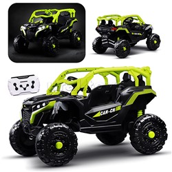 Электромобиль детский "Багги" (цвет зеленый)