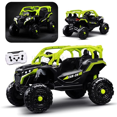 Электромобиль детский "Багги" (цвет зеленый)