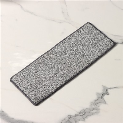 Насадка для швабры Raccoon, на липучке, микрофибра, крепления с 2-х сторон, 32×12 см