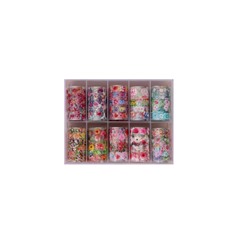 Nail Art Набор фольги для дизайна ногтей ассорти 10шт