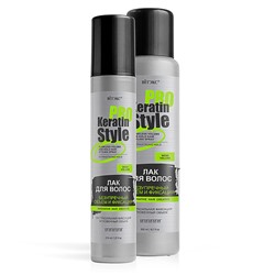 KERATIN PRO Style Лак для волос 215мл БЕЗУПРЕЧНЫЙ ОБЪЕМ И ФИКСАЦИЯ экстрас. фиксация /36