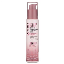 Giovanni, 2chic, Frizz Be Gone Leave-In Conditioning & Styling Elixir, Shea Butter & Sweet Almond Oil, 4 fl oz (118 ml)